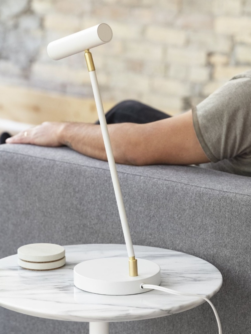 Two EQ3 Anchor Task Lamps